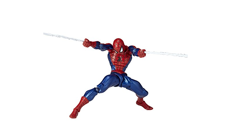 Illustration for article titled Ridiculously Poseable Spider-Man Figure Basically Does Whatever a Spider Can